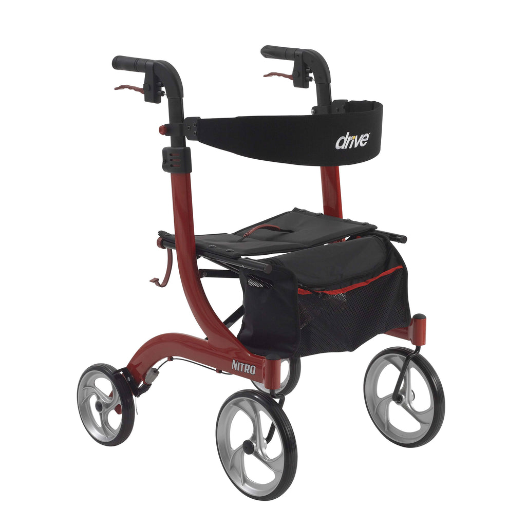 Red Rollator Walker X17673