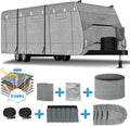 RV Cover 6 Layers Windproof Anti-Scratch UV Resistant (22'1''-24) O629854