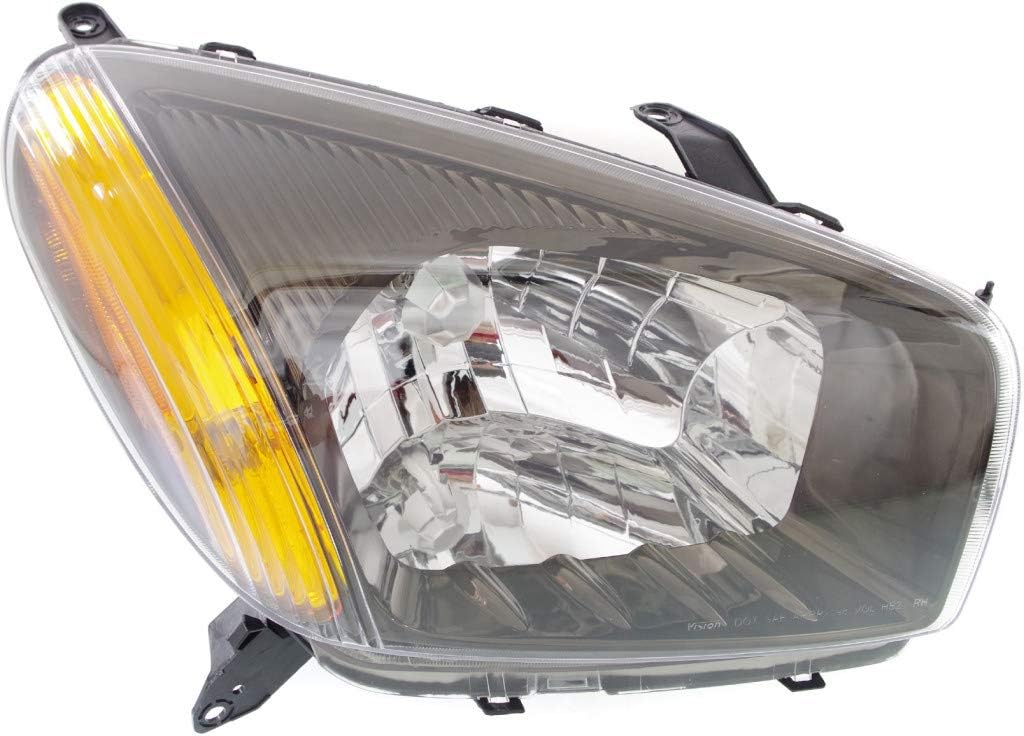 Passenger Side Halogen Headlight Assembly Pack of 2 V45562