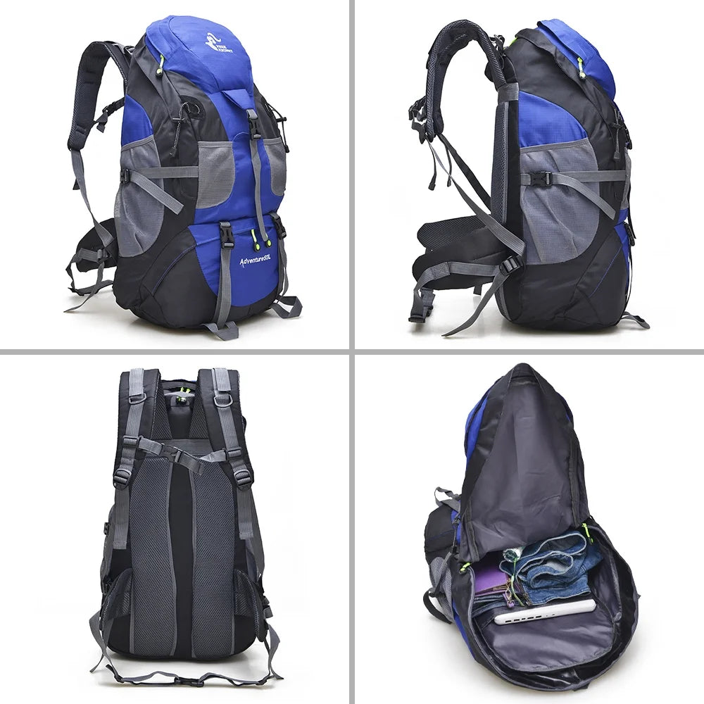50L Water-resistant Hiking Backpack Daypack L685609