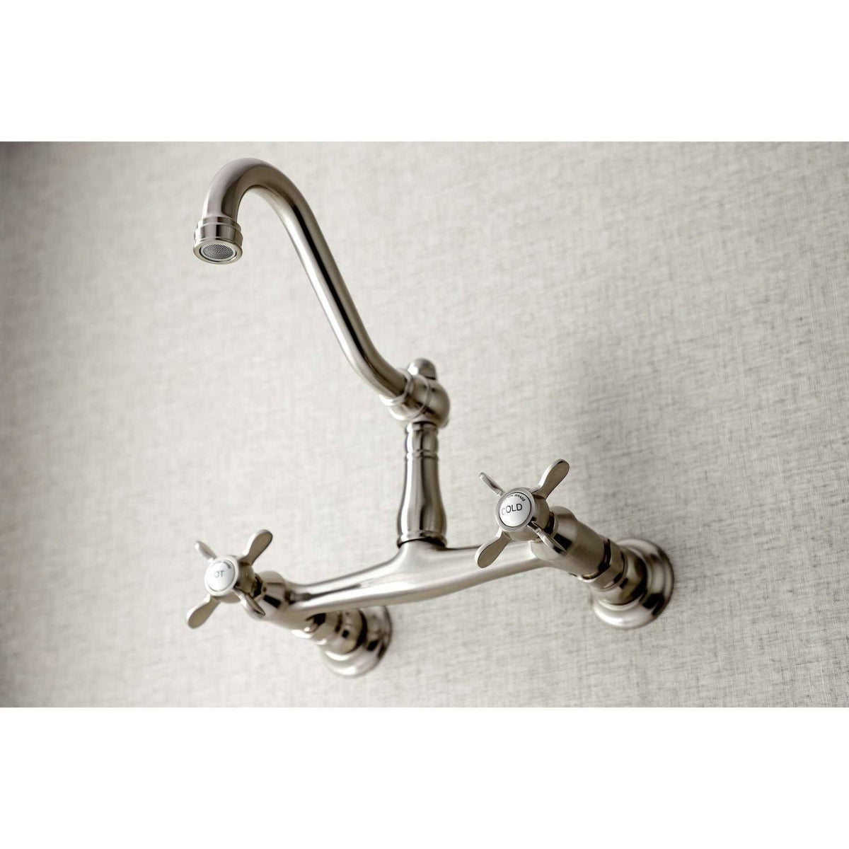 8x22 Center Wall Mount Bathroom Faucet, Oil Rubbed Bronze E30147