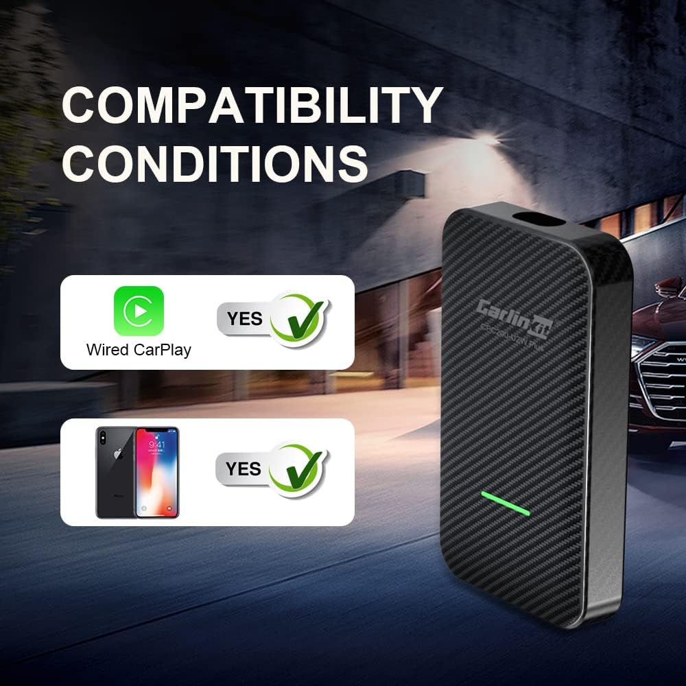 Wireless CarPlay Adapter, 3.0 Version, Wi-Fi 5G F1054