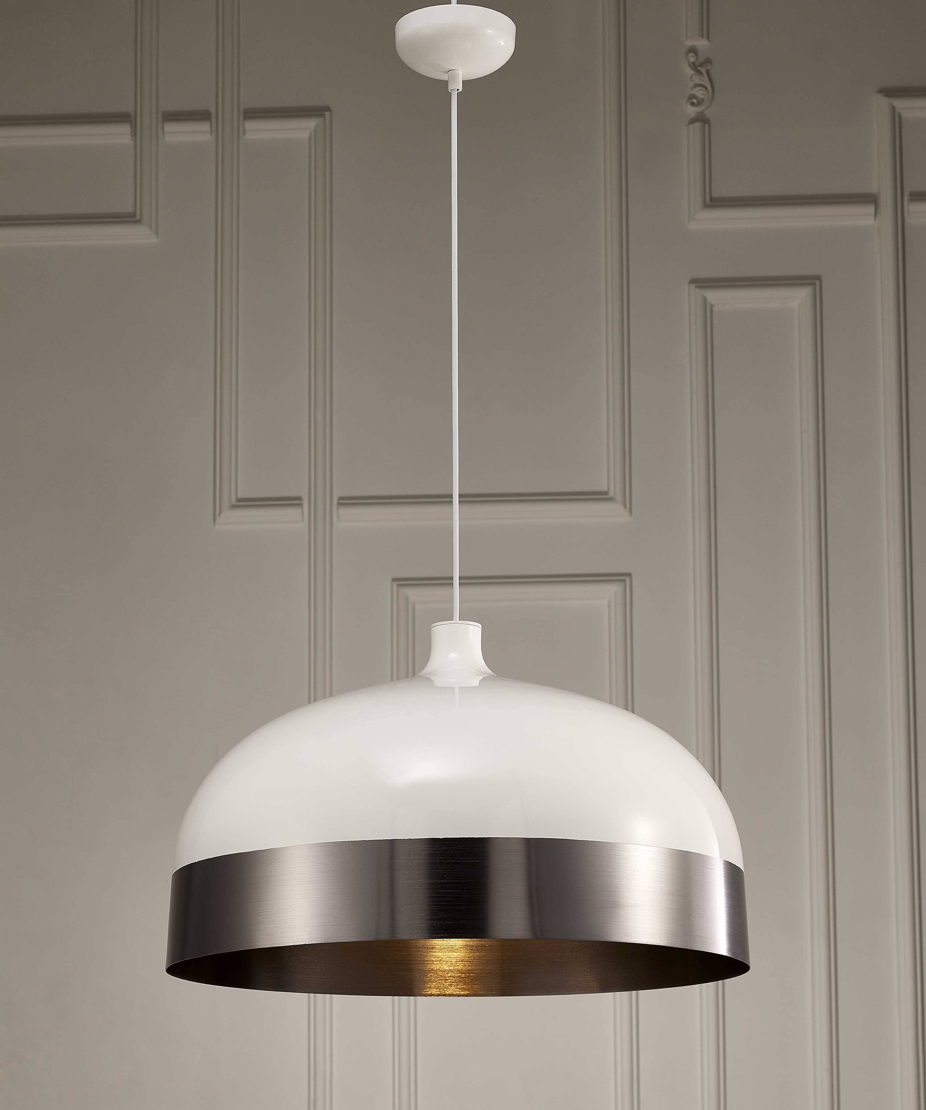 Silver Aluminum Pendant Lamp O203