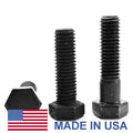 1/4 inch-28 x 2 3/4 inch Fine Thread Grade 5 Hex Cap Screw, Black Oxide, Pk 100 S232962