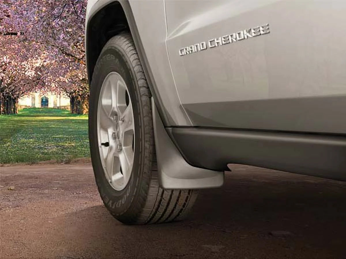 Black Splash Guard MudFlaps for 2013-2016 GMC Acadia, Front & Rear Set H895