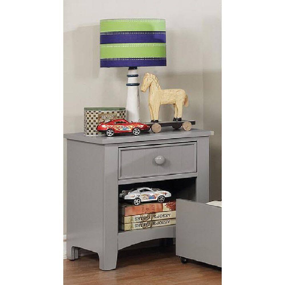 Gray Nightstand B11856