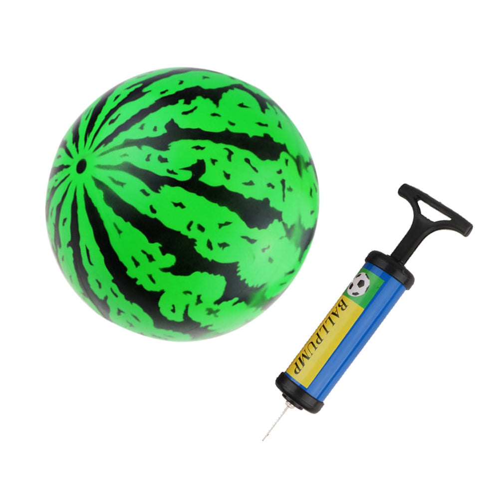 2Pcs 9 Inch Inflatable Bouncy Ball with Pump Kids Education Toys R86609