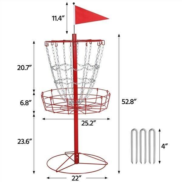 Disc Golf Practice Basket 12 Chain R96539