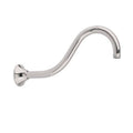 12-Inch Wall Mount Shower Arm with 1/2-Inch NPT Thread, Satin Nickel M78721