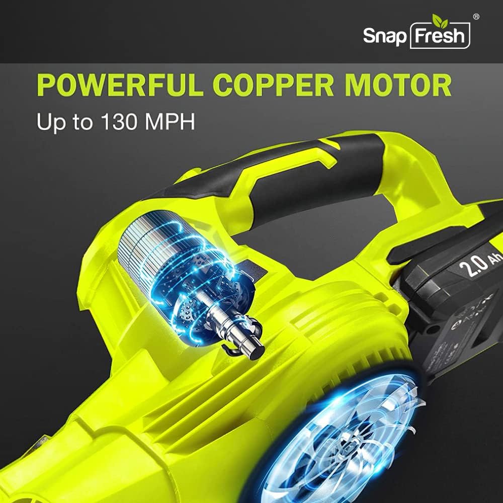 20V Cordless Electric Leaf Blower with Battery & Charger M616