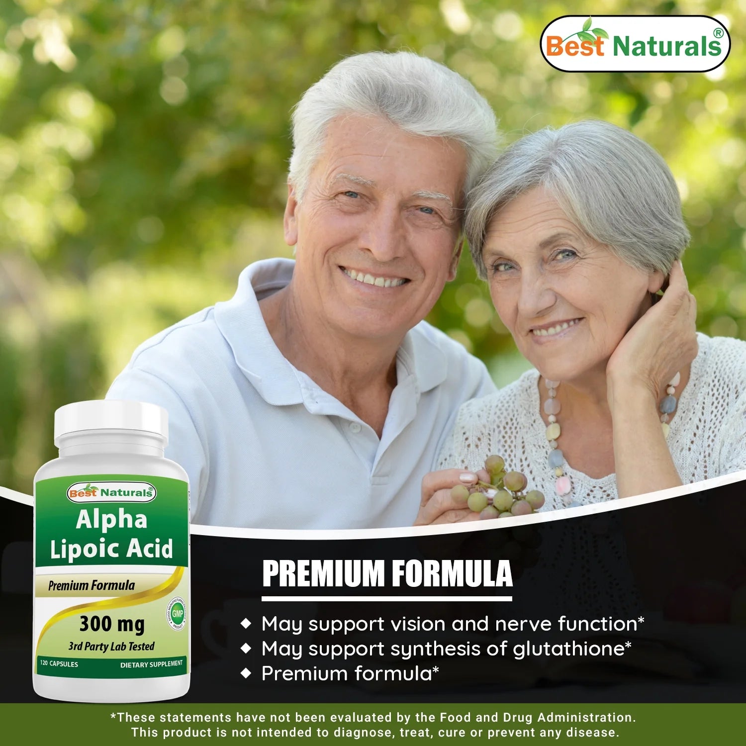 2 Pack Alpha Lipoic Acid 300 mg 120 Capsules A149