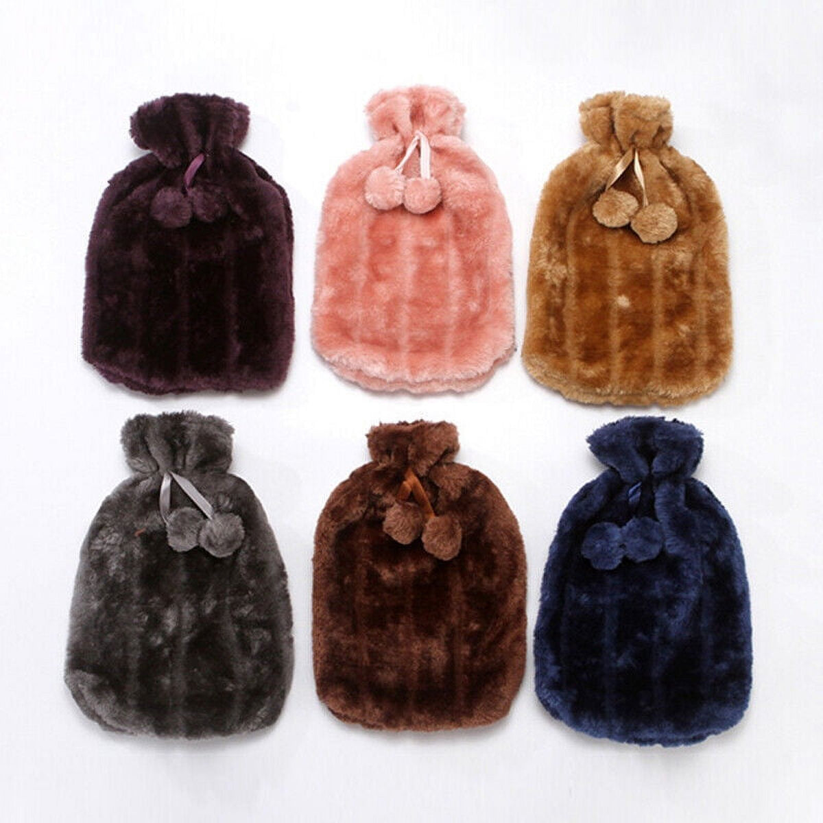 Faux Fur Hot Water Bottle Cover 2L J456