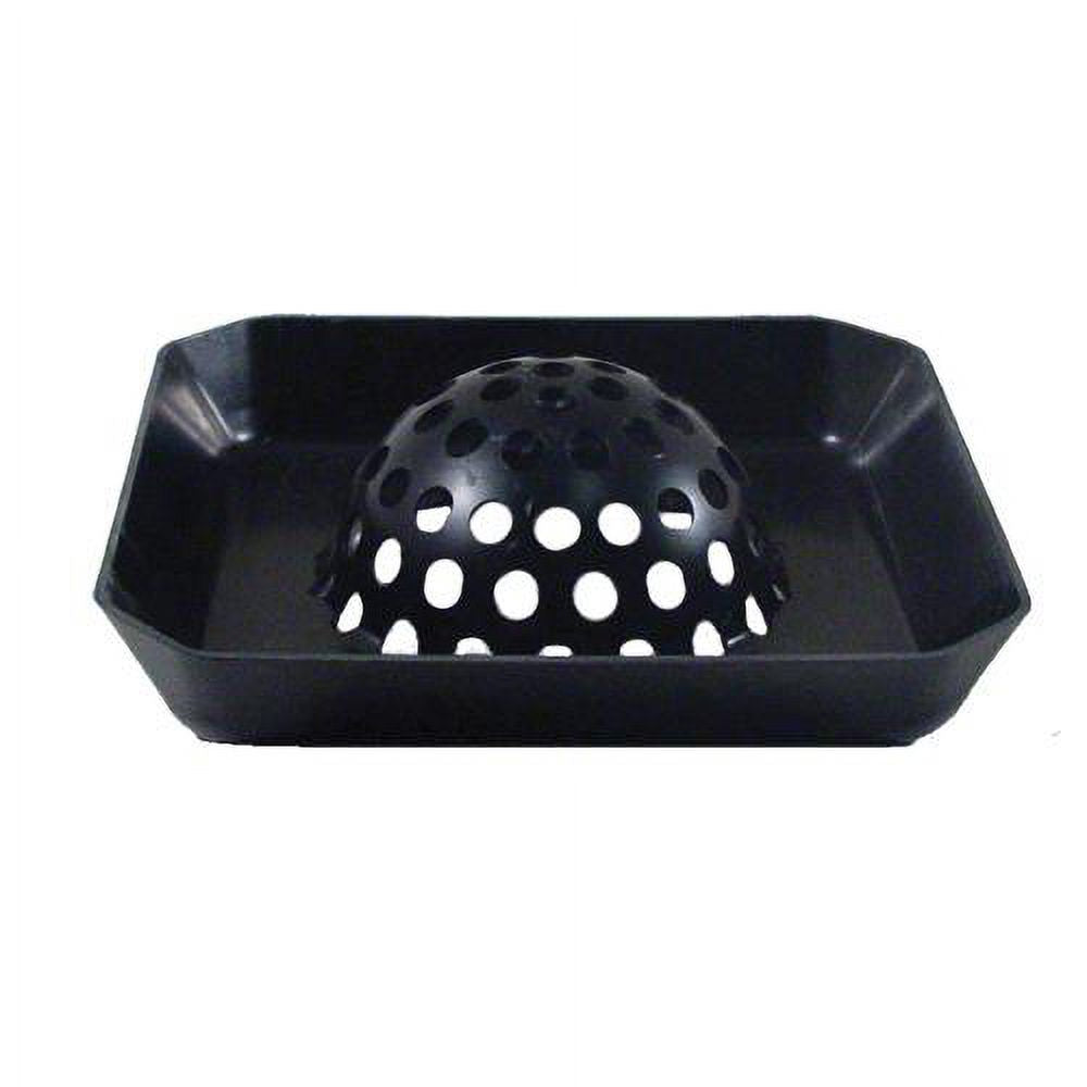 Domed 7 1/2 in Square Floor Drain Strainer Basket Q7429