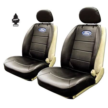 Ford Logo Universal Sideless Seat Cover with Headrest and Air Freshener H25400