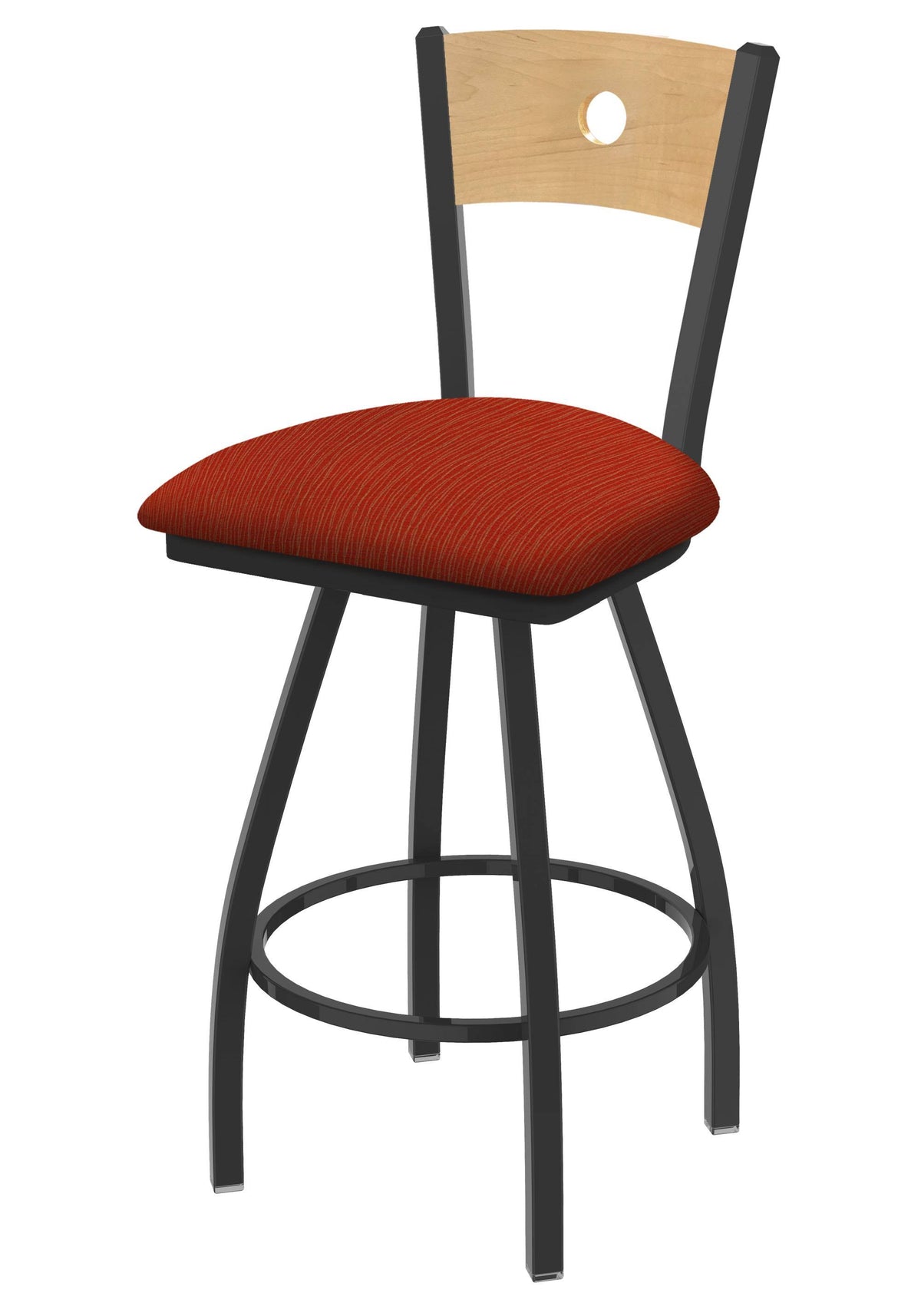 25x22 Swivel Counter Stool with Pewter Finish R381473