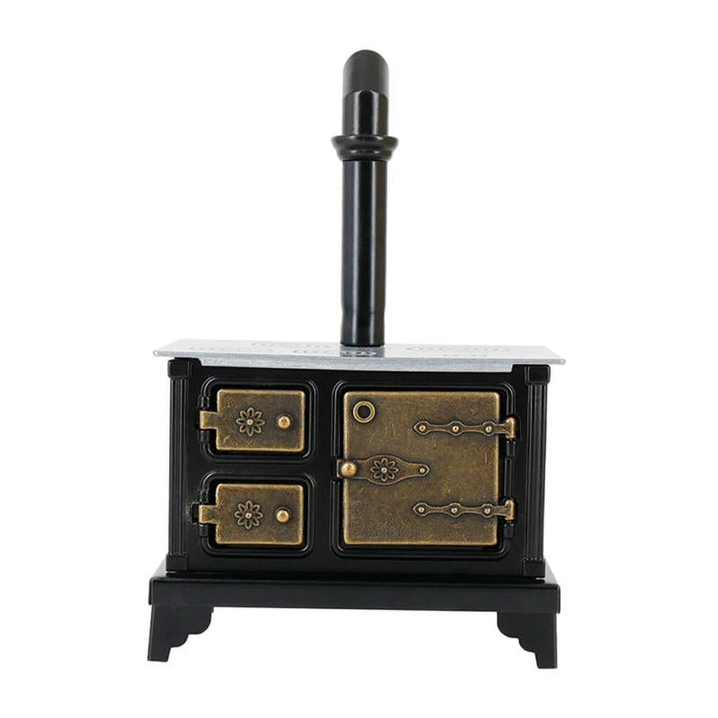 1/12 Doll House Metal Stove with Long Chimney A783655
