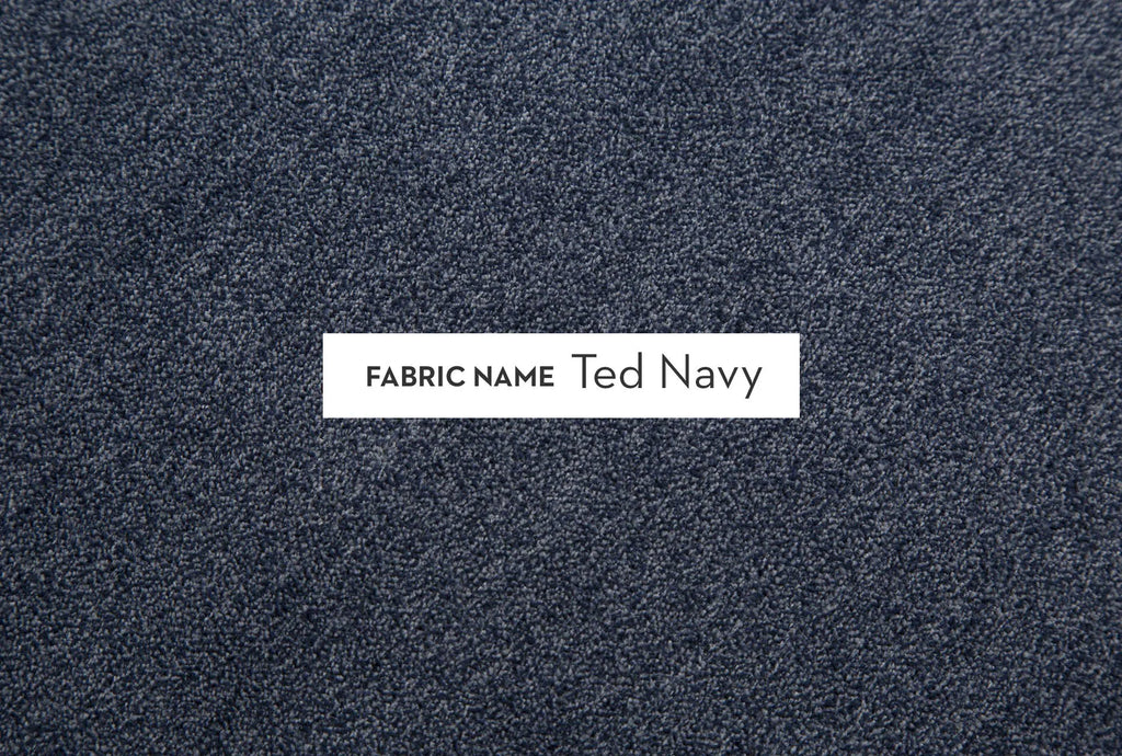 Navy Blue Fabric Sofa U3994