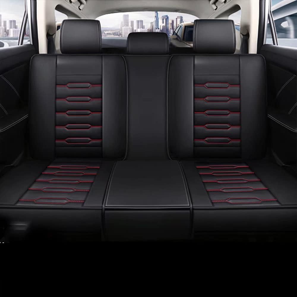 Custom Fit Faux Leather Car Seat Protector Full Set J85368