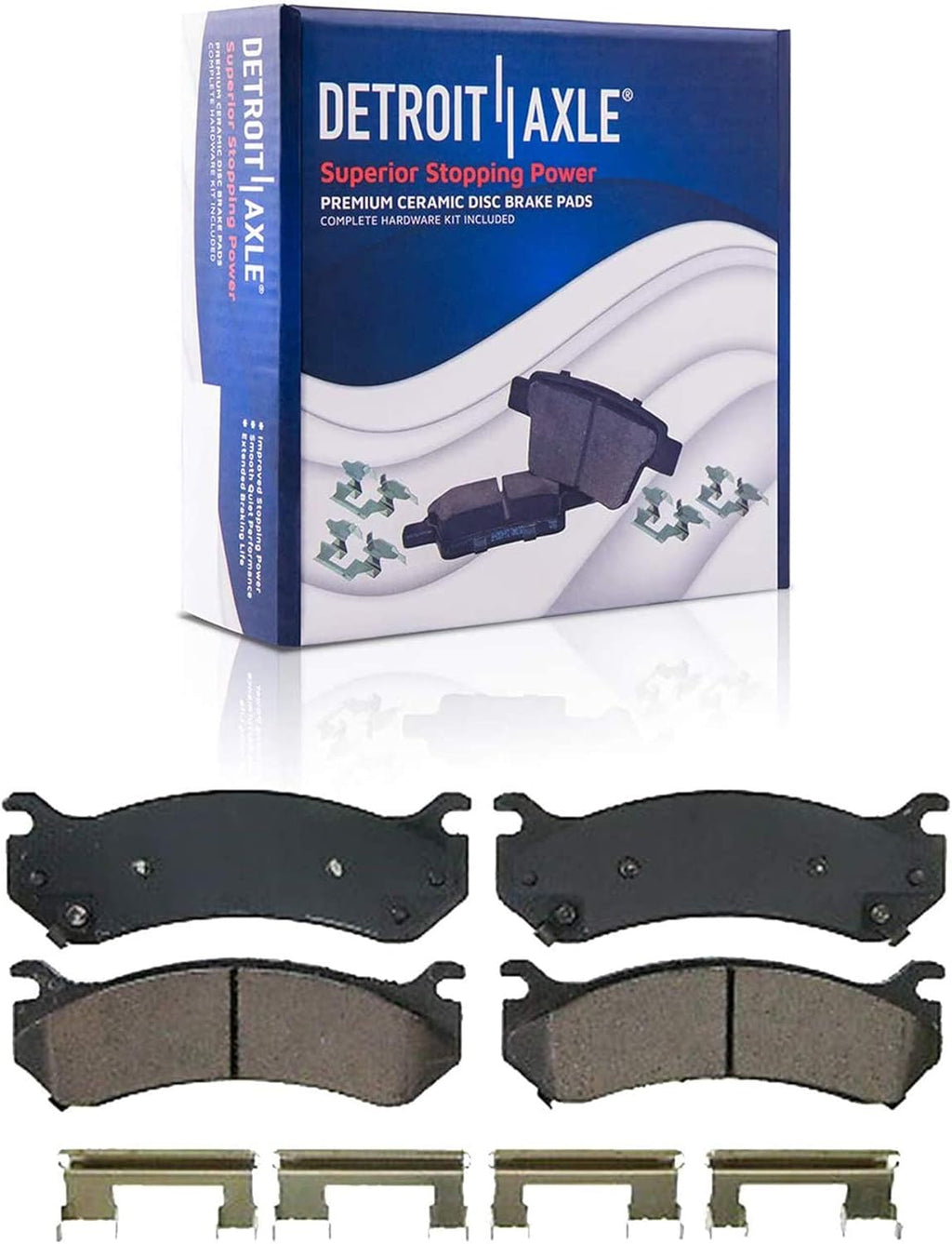 12.01" 6-Lug Front Disc Rotors Brake Pads G74418