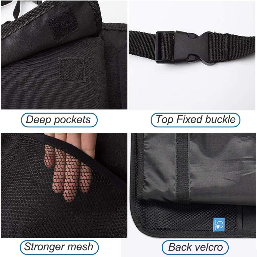 Trunk Organizer Car Storage with 5 Deep Pockets & 4 Pockets Mesh, Pack of 2 G41057