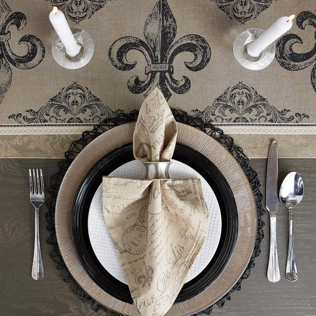Cotton French Jacquard Dish Towels, Set of 3 Z84241