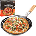 Perforated Non-stick Pizza Grill Pan with Removable Handle I2759