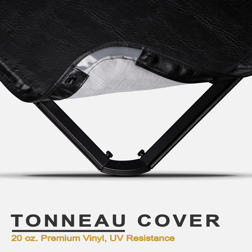 Black Hidden Snap Tonneau Cover for 6.5 Feet Bed H5086