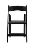 Black Wood Folding Chair M805859