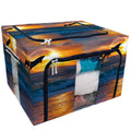 Storage Bag Clear Window Storage Bins Boxes Organizer With Steel Metal Frame M324
