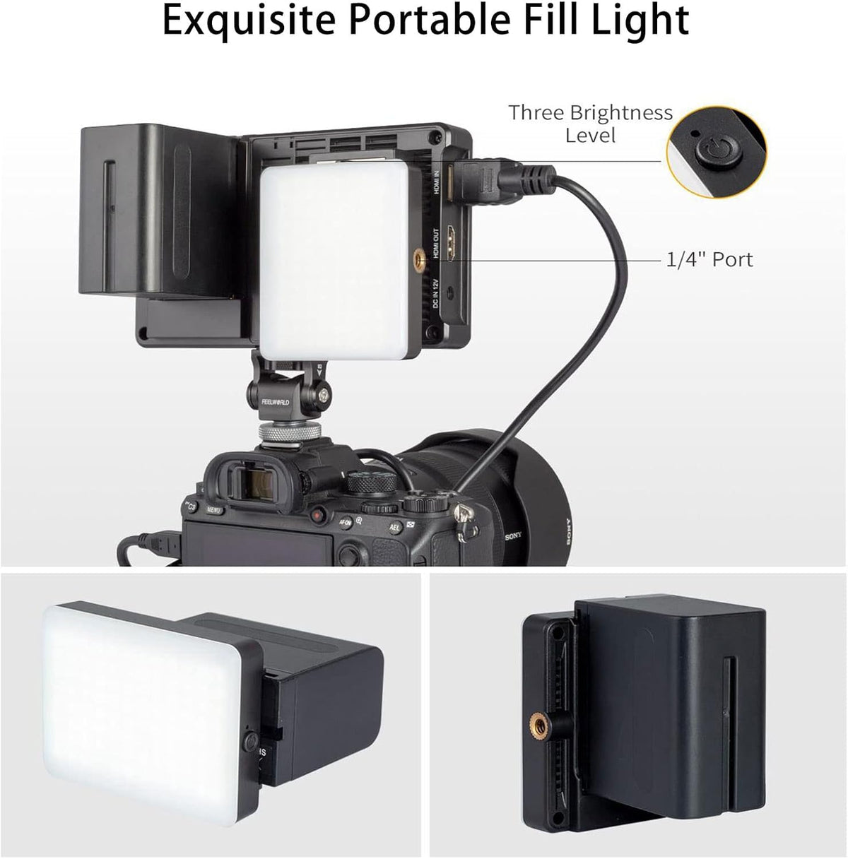 5.5 Inch Touch Screen DSLR Camera Field Monitor with 3D LUT U165
