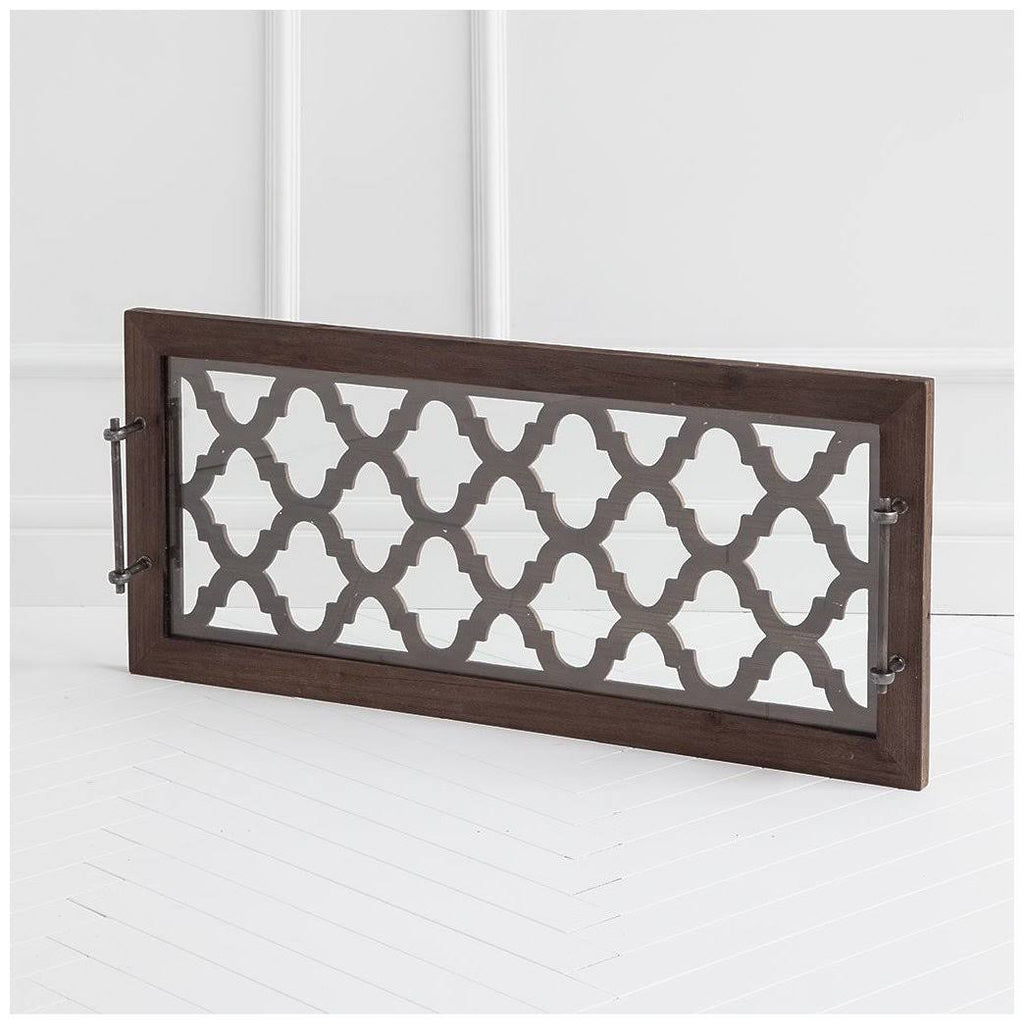 Brown Wood Tray O666