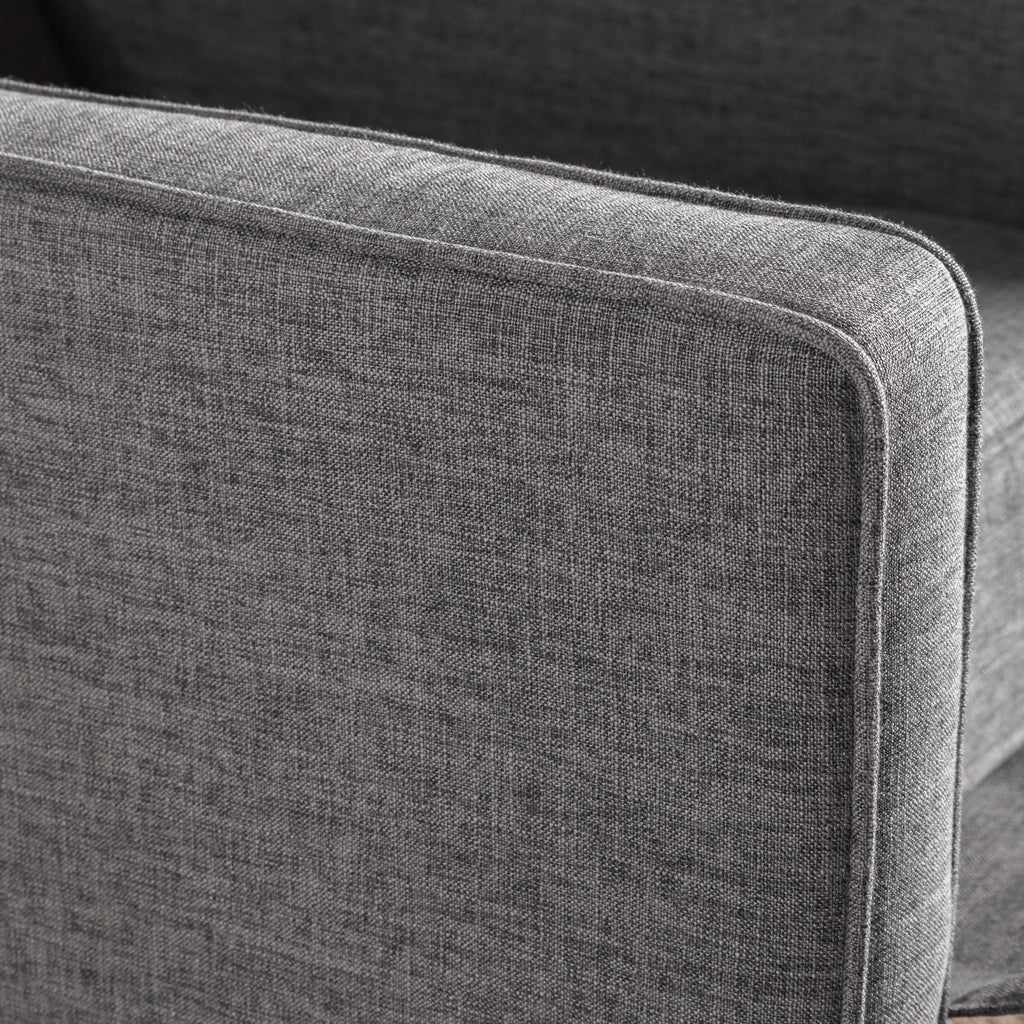 Grey Fabric Recliner W9350