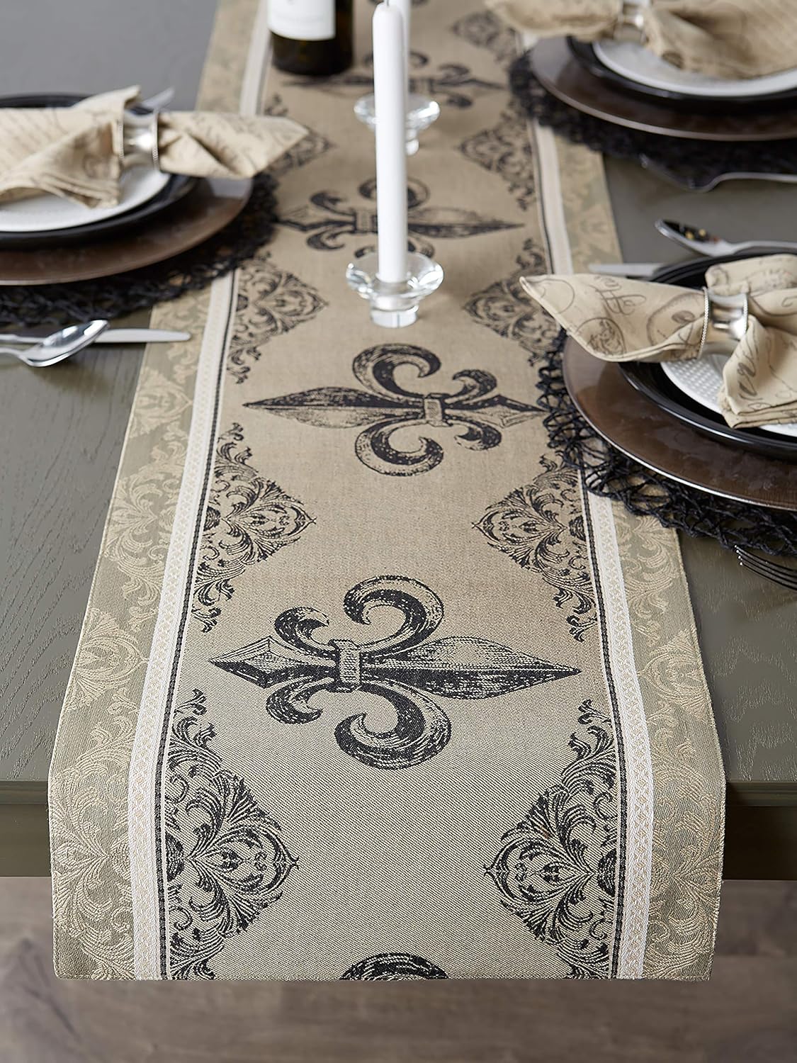 Cotton French Jacquard Dish Towels, Set of 3 Z84241