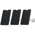 6V Solar Panel 3-Pack with Wall Mount D2290