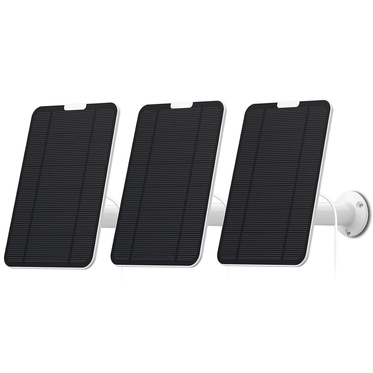 6V Solar Panel 3-Pack with Wall Mount D2290