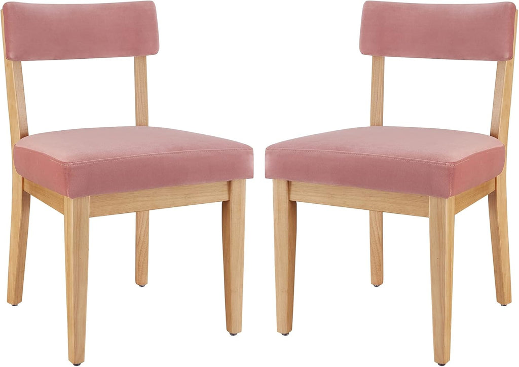 Black PU Set of 2 Dining Chair B656