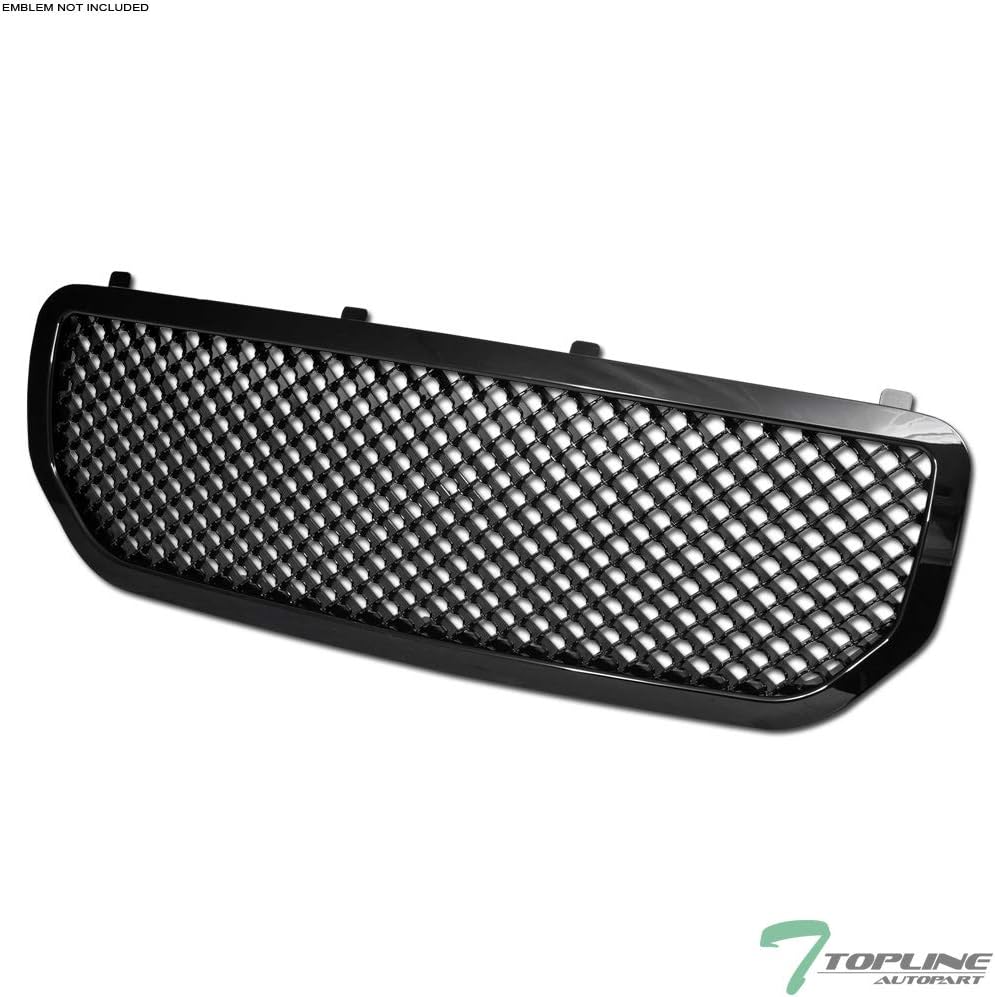 Black Mesh Front Hood Bumper Grill Grille ABS Q36062