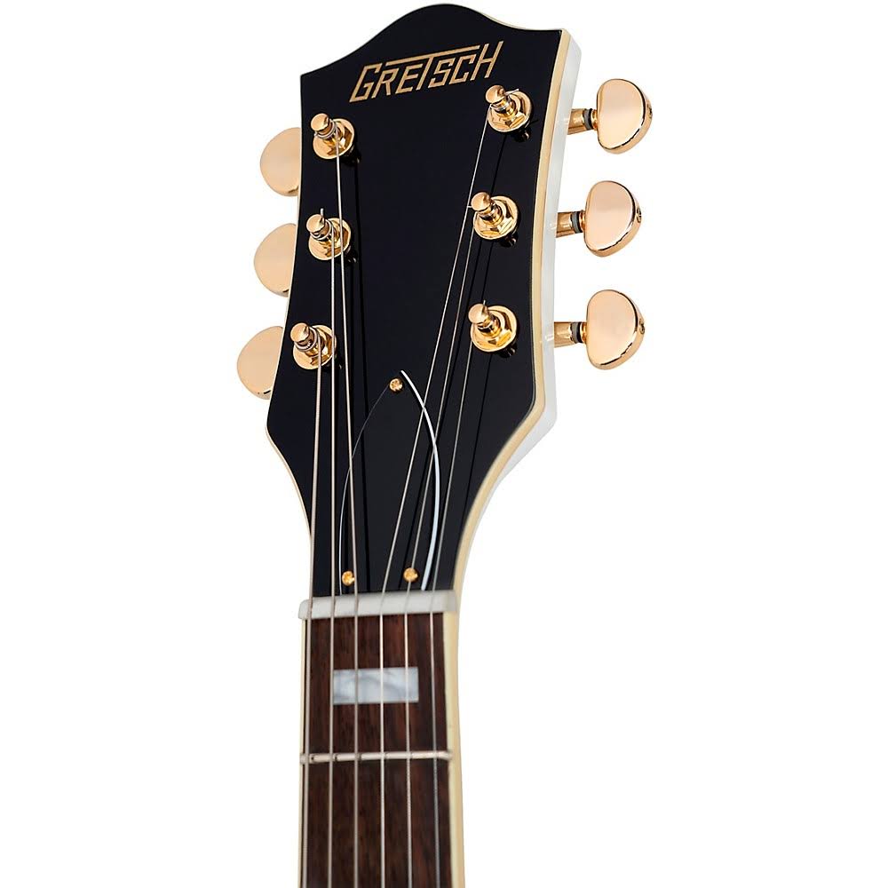 White 3-Pickup Center Block Electric Guitar J89912