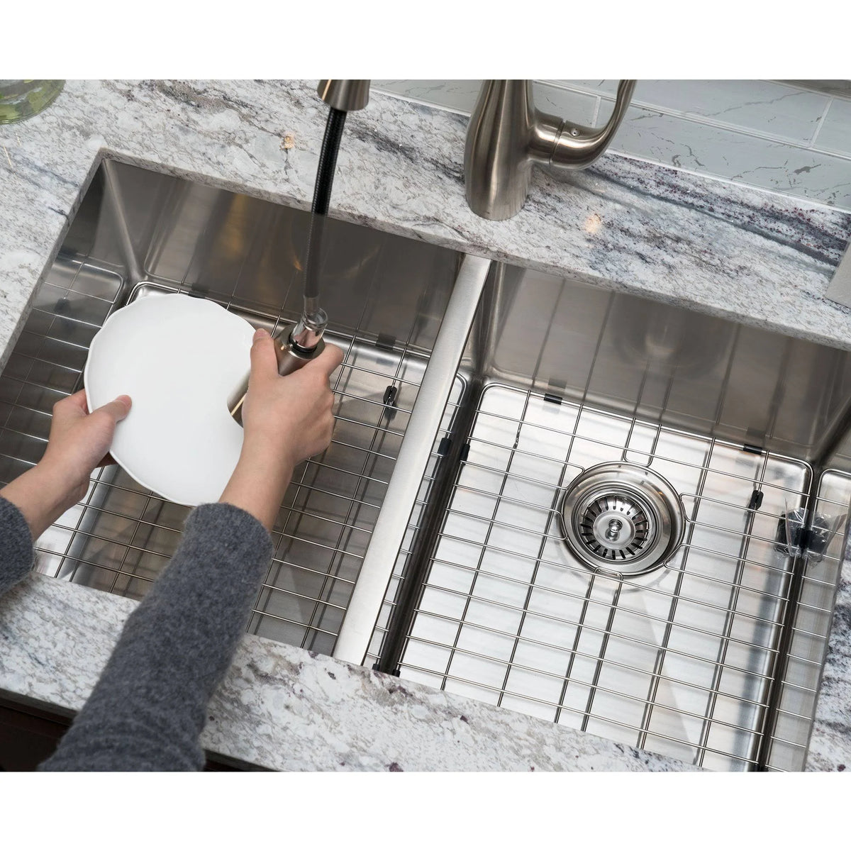 Undermount Stainless Steel Kitchen Sink H9499