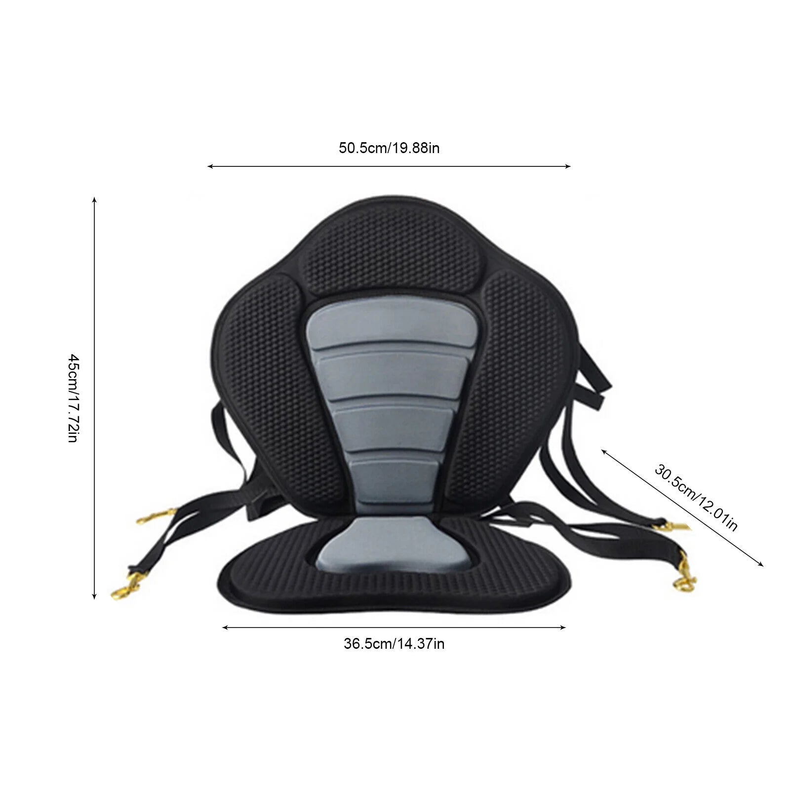 Adjustable Padded Kayak Seat with Storage Bag Z82354