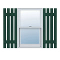 Midnight Green Vinyl Board-n-Batten Shutters G21862