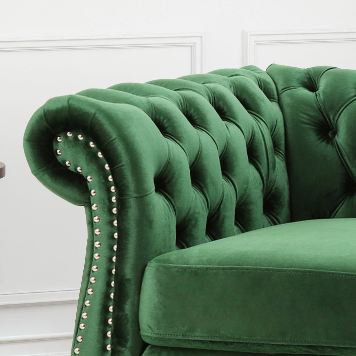 Dark Gray Velvet Club Chair C4521