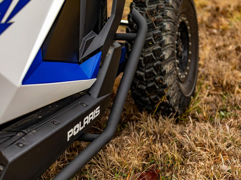Wrinkle Black Rock Sliders Nerf Bars Tree Kickers for Polaris RZR PRO XP W3331