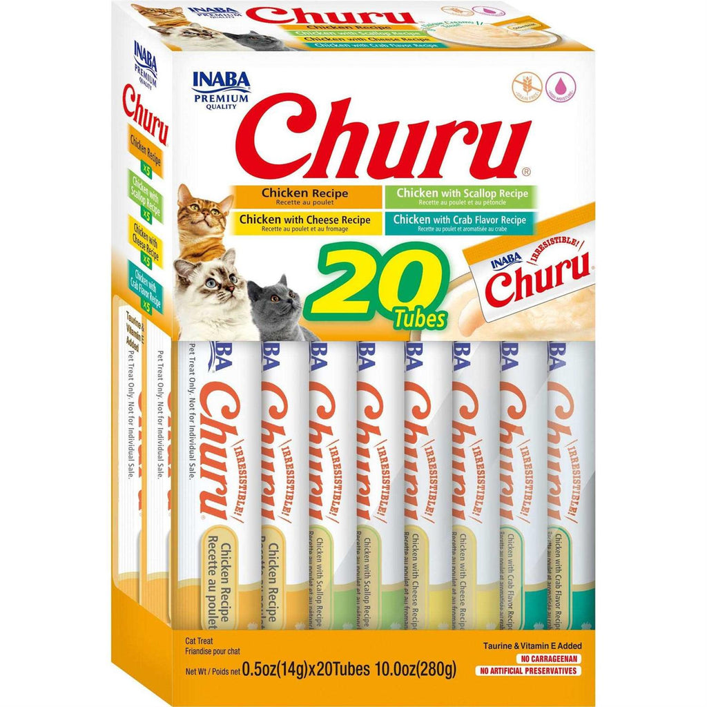 Chicken Churu Puree Variety Pack Cat Treats C73888