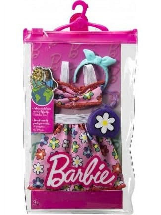 Flower Outfit & Two Accessories Barbie Fashion Pack F2857