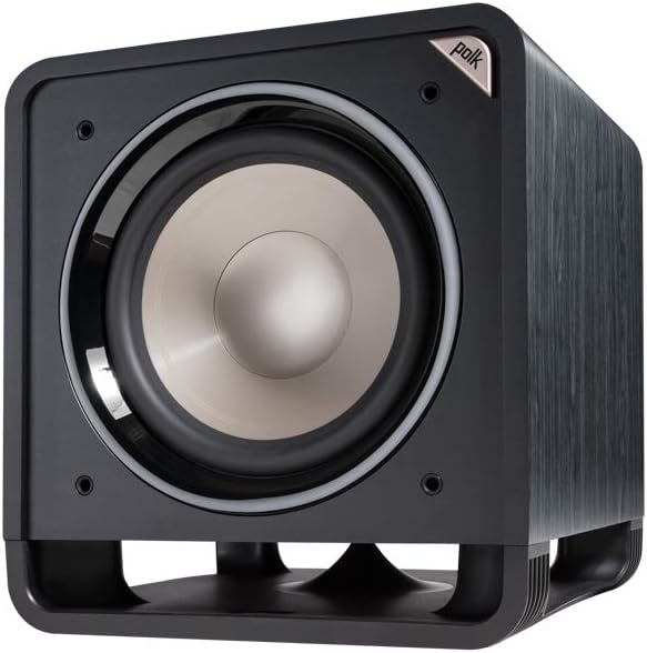 Powered Subwoofer with 12” Woofer, 400W Amp, Washed Black Walnut V379413