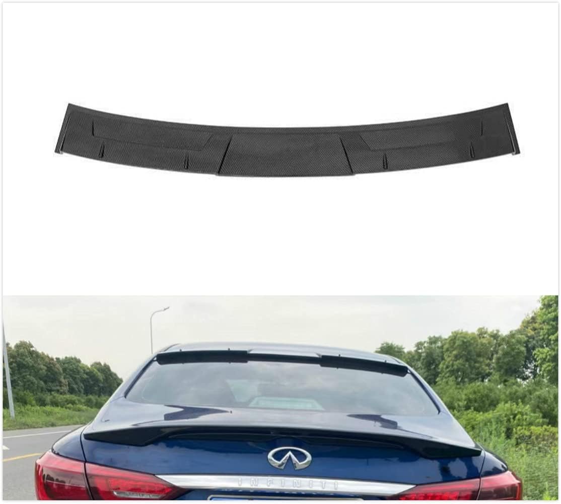 Carbon Fiber Style Rear Window Roof Spoiler Wing X104781