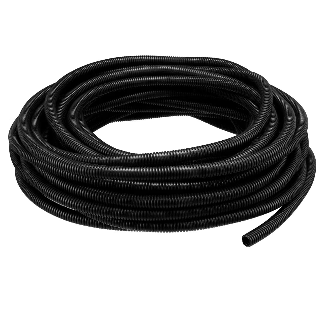 13mm Outside Dia Corrugated Bellow Conduit Tube Black F616224