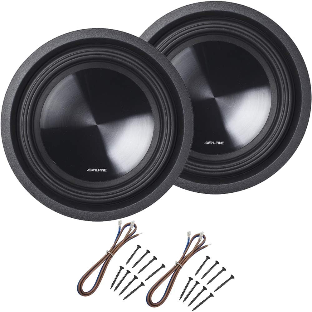 Single 4 Ohm 700 Watt Subwoofers with Sub Install Kit Package G17784