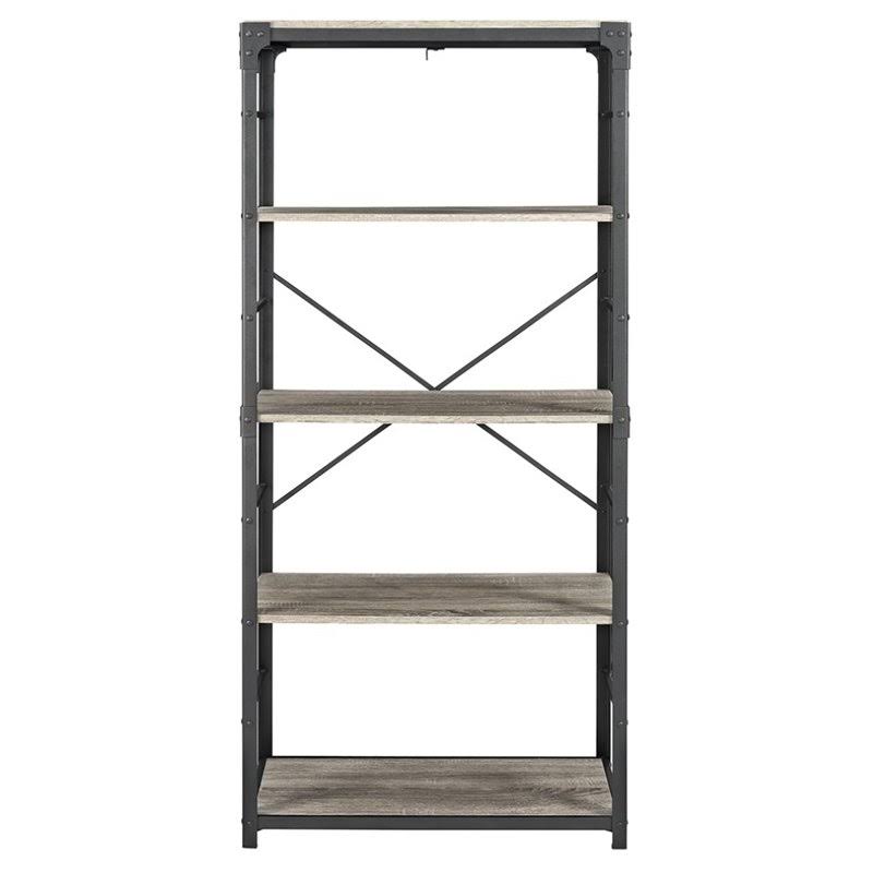 4 Shelf Bookcase in Driftwood H42978